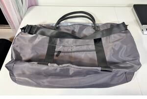 TOPBAG Travel Weekend Duffle Bag Gym Sports Gray Zipper Tote Carry-On